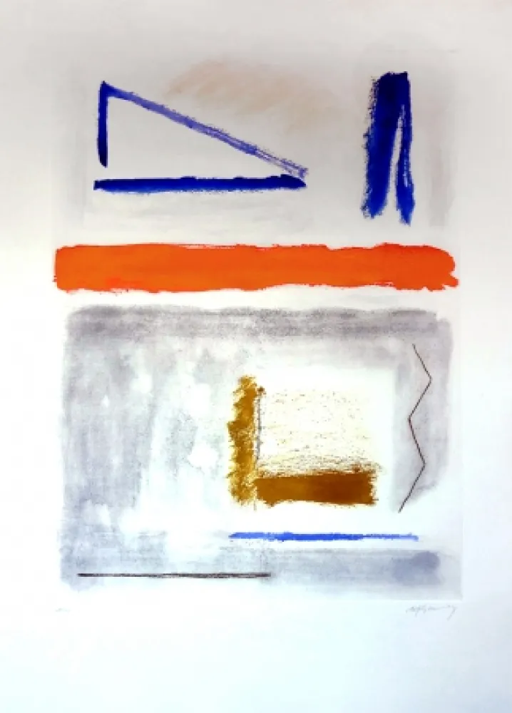 Ets En Aquatint Ràfols Casamada - Cami de primavera I