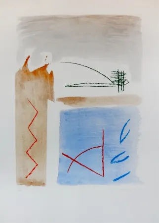 Ets En Aquatint Ràfols Casamada - Cami de primavera V