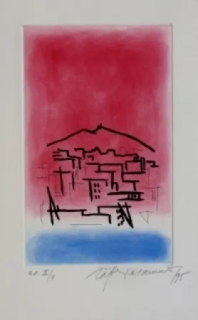 Ets En Aquatint Ràfols Casamada - Composition 4