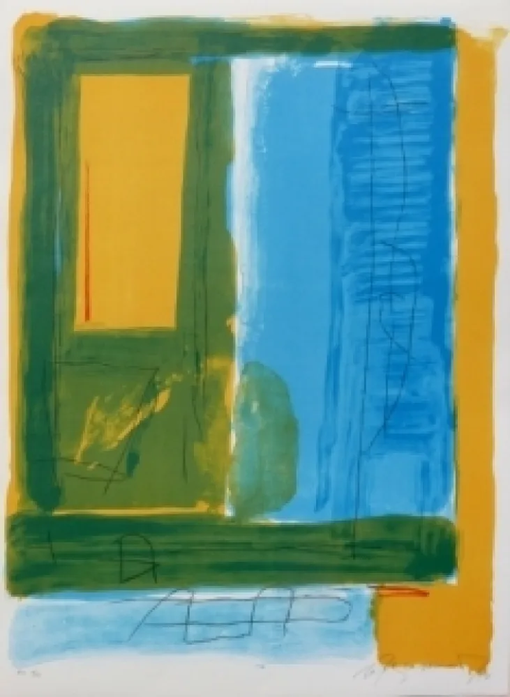 Lithografie Ràfols Casamada - Composition 48