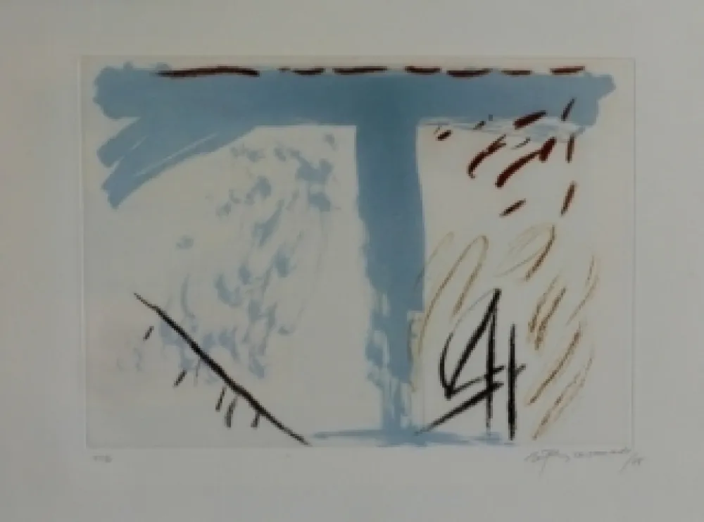 Ets En Aquatint Ràfols Casamada - Composition 58