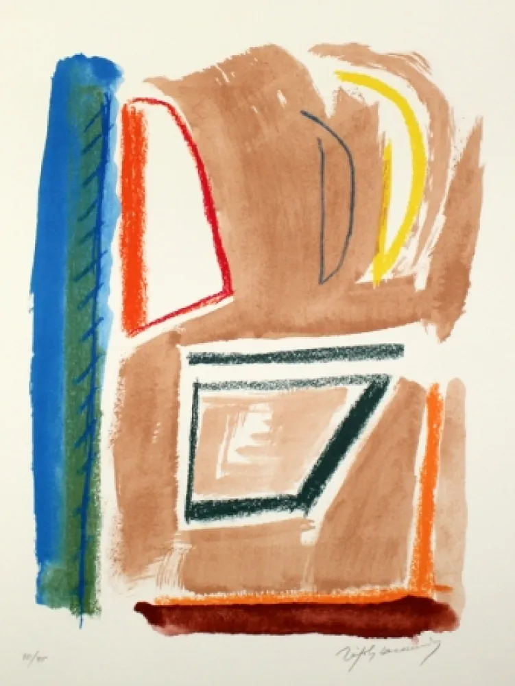 Lithografie Ràfols Casamada - Estructures 1