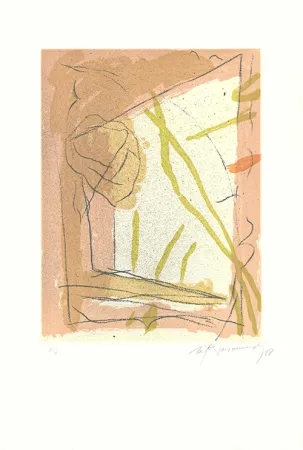 Ets En Aquatint Ràfols Casamada - Floral-2