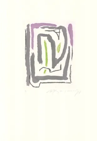 Ets En Aquatint Ràfols Casamada - Laberint-1