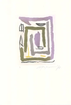 Ets En Aquatint Ràfols Casamada - Laberint-2