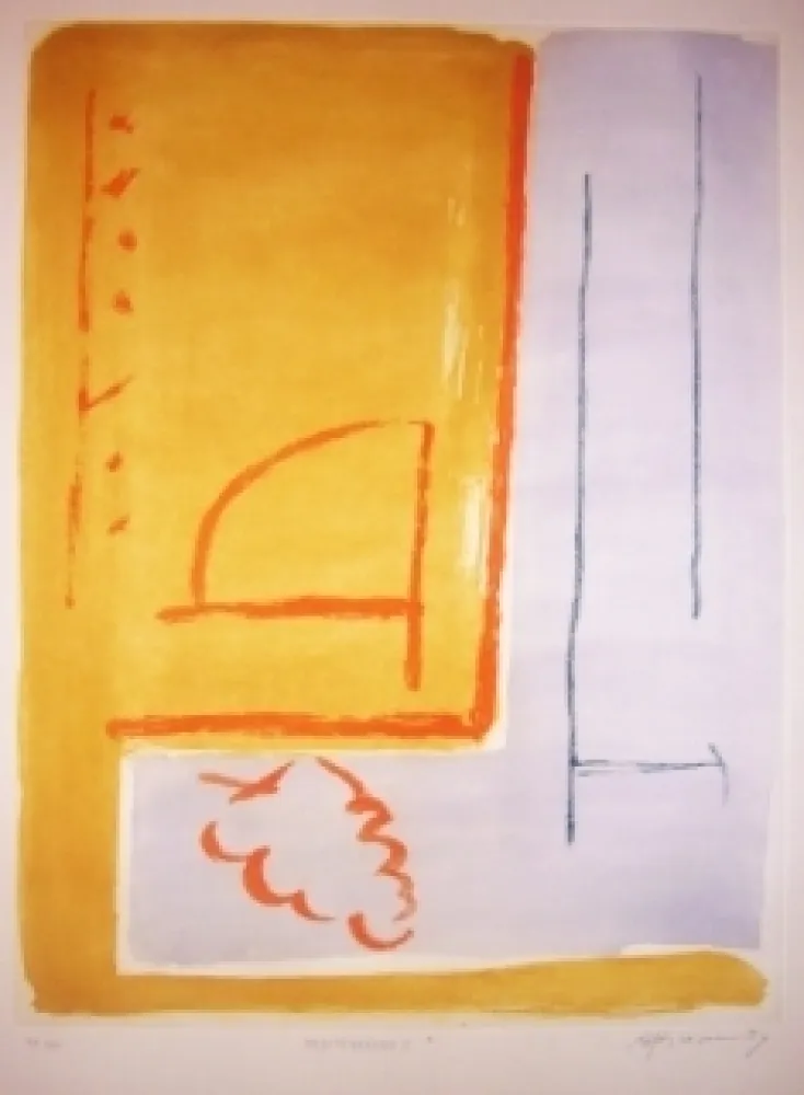 Aquatint Ràfols Casamada - Mediterraneo II