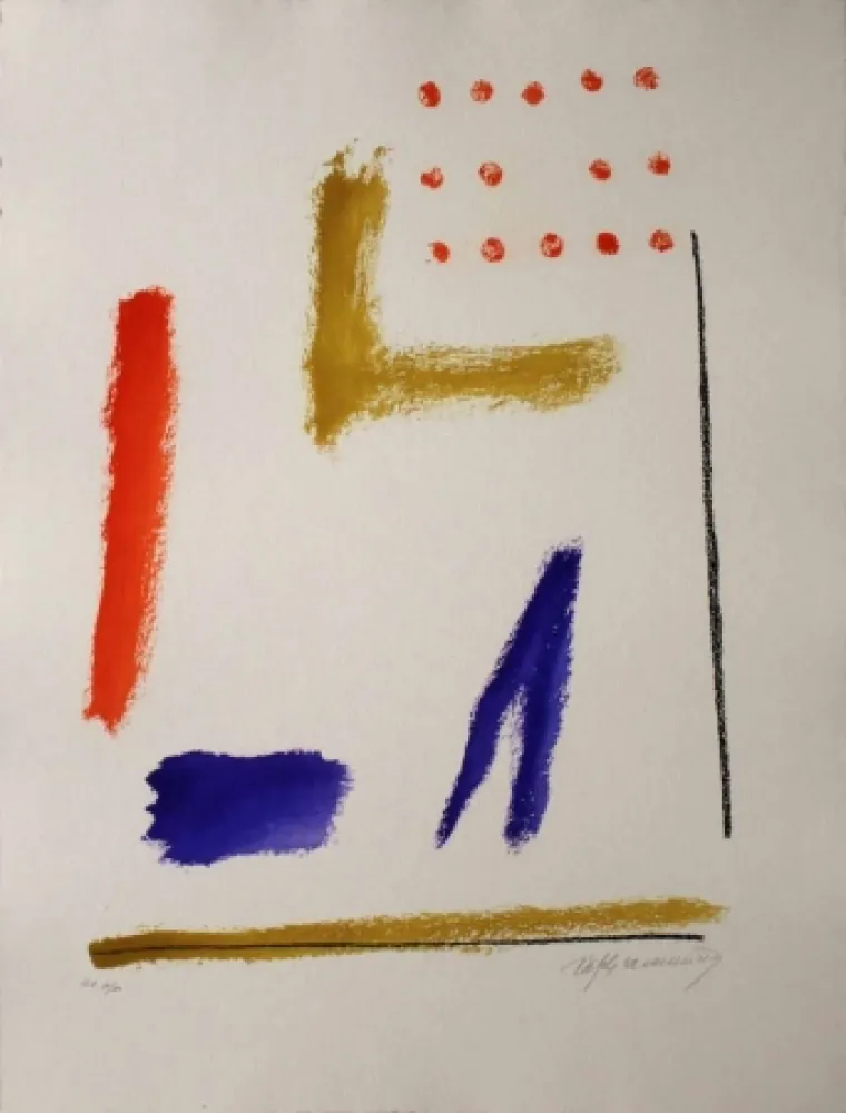 Ets En Aquatint Ràfols Casamada - Ritmes i Espais 1