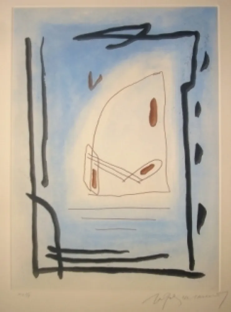 Ets En Aquatint Ràfols Casamada - Sans titre 10