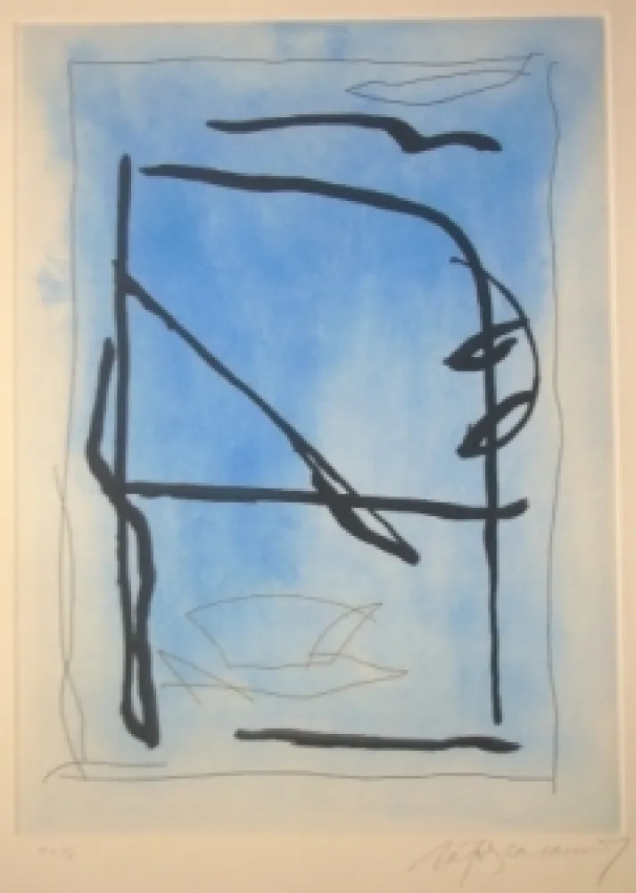 Ets En Aquatint Ràfols Casamada - Sans titre 12