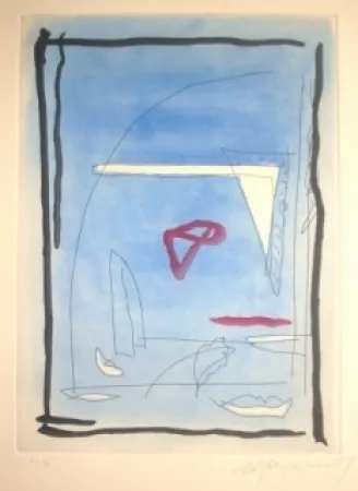 Ets En Aquatint Ràfols Casamada - Sans titre 13