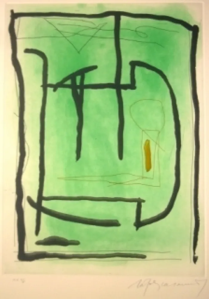 Ets En Aquatint Ràfols Casamada - Sans titre 14