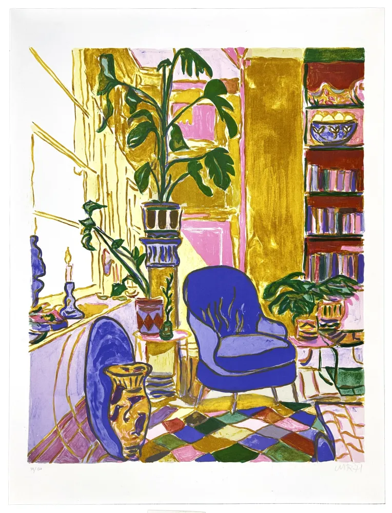 Lithografie Rafte Hein - Sans Titre 1