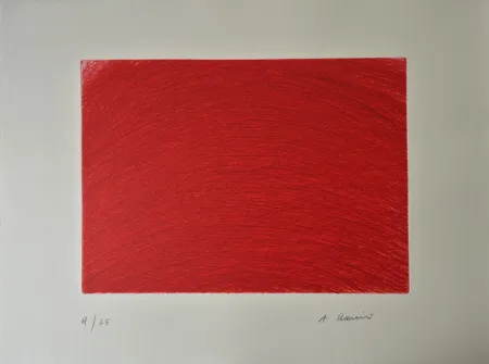 Gravure Rainer - Red Wave