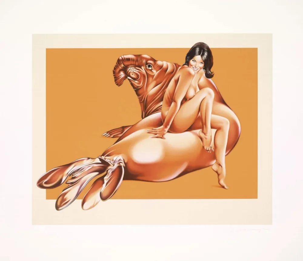 Lithografie Ramos - Elephant Seal