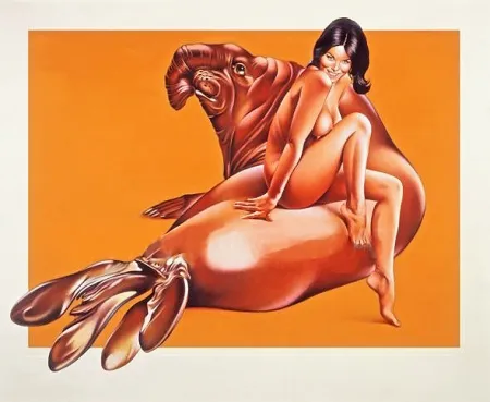 Lithografie Ramos - Elephant Seal