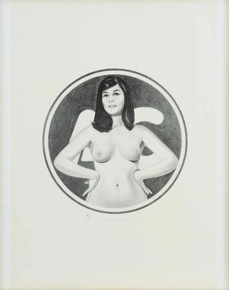 Lithografie Ramos - Kvinna