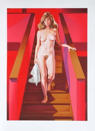 Lithografie Ramos - Nude Descending a Staircase