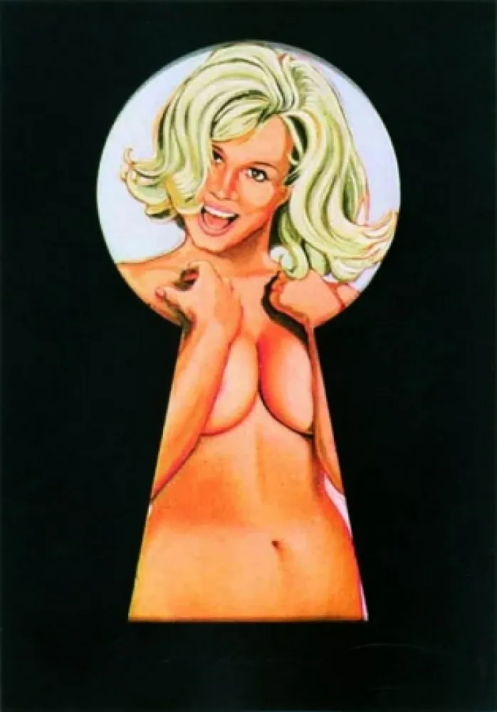 Lithografie Ramos - Peek-a-Boo Blonde