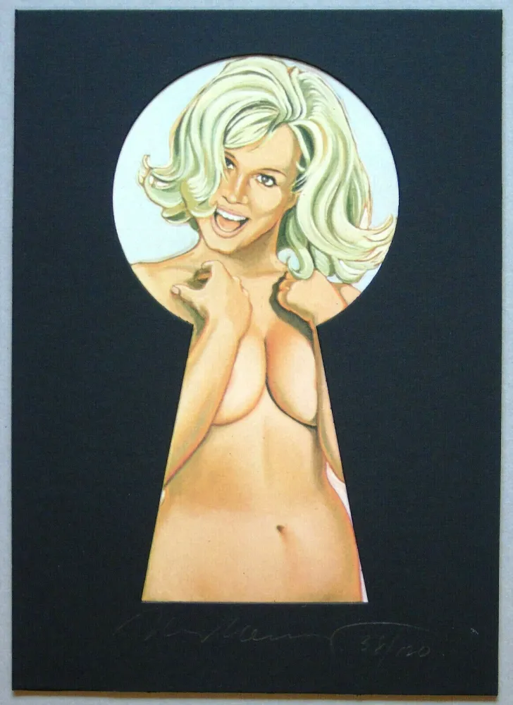 Lithografie Ramos - Peek-a-boo blonde