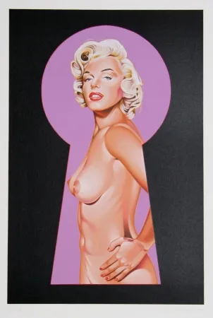 Lithografie Ramos - Peek a Boo Marilyn 2