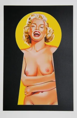 Lithografie Ramos - Peek a Boo Marilyn 3