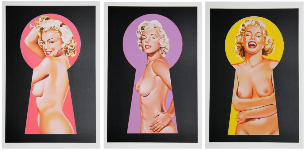 Lithografie Ramos - Peek a Boo Marilyn Suite
