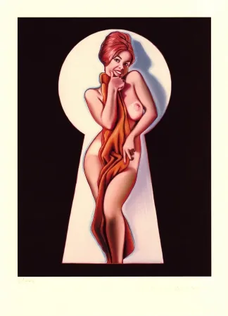 Digitale Print Ramos - Peek-a-Boo (the towel)