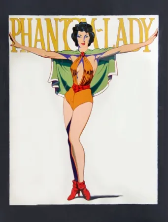 Zeefdruk Ramos - Phantom Lady (Black)