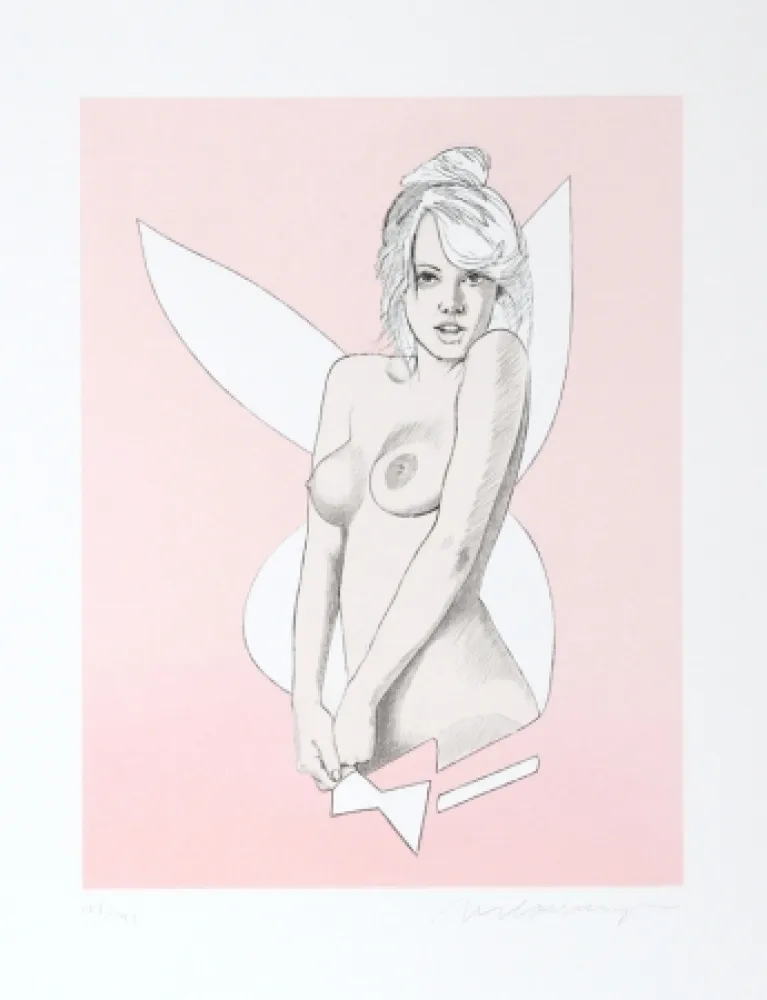 Lithografie Ramos -  Playboy Bunny