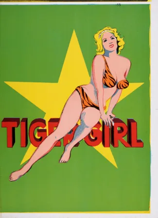Lithografie Ramos - Tiger Girl, 1964