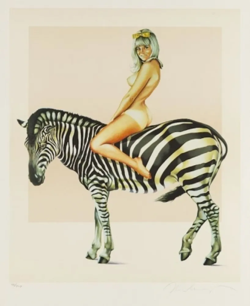 Lithografie Ramos - Zebra