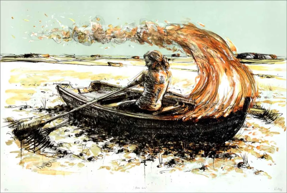 Lithografie Rantzau - Marie Curie