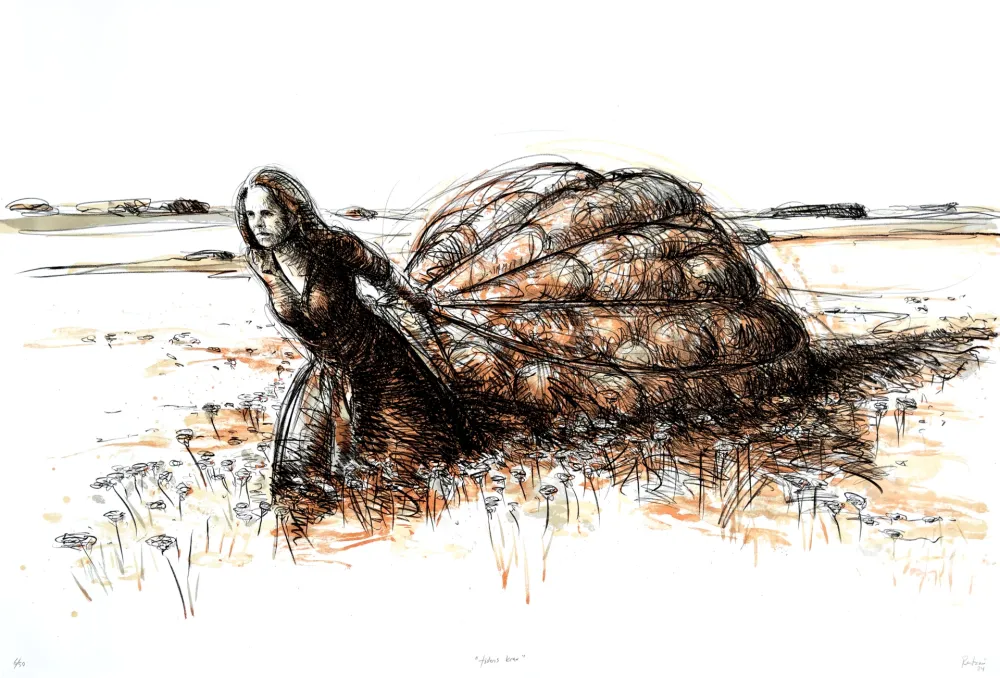 Lithografie Rantzau - The demand of the time