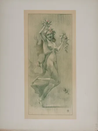 Lithografie Rassenfosse - Danse, 1897