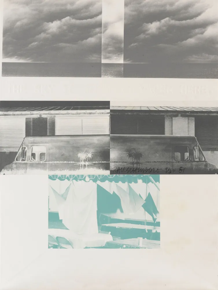 Lithografie Rauschenberg - American Pewter with Burroughs I