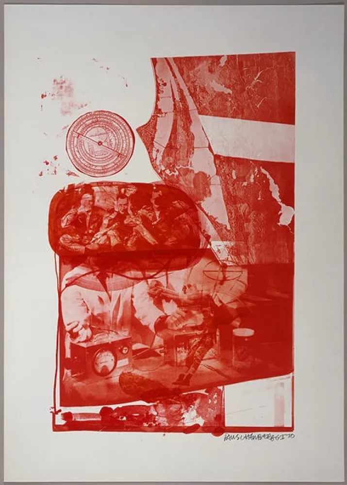 Geen Techniek Rauschenberg - Ape, from Stoned Moon