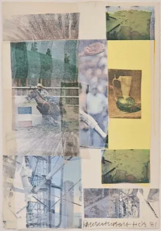 Zeefdruk Rauschenberg - Arcanum IV