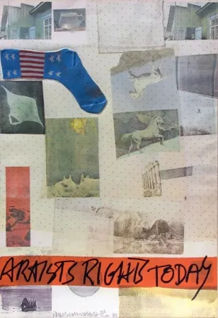 Lithografie Rauschenberg - Artist's Rights Today