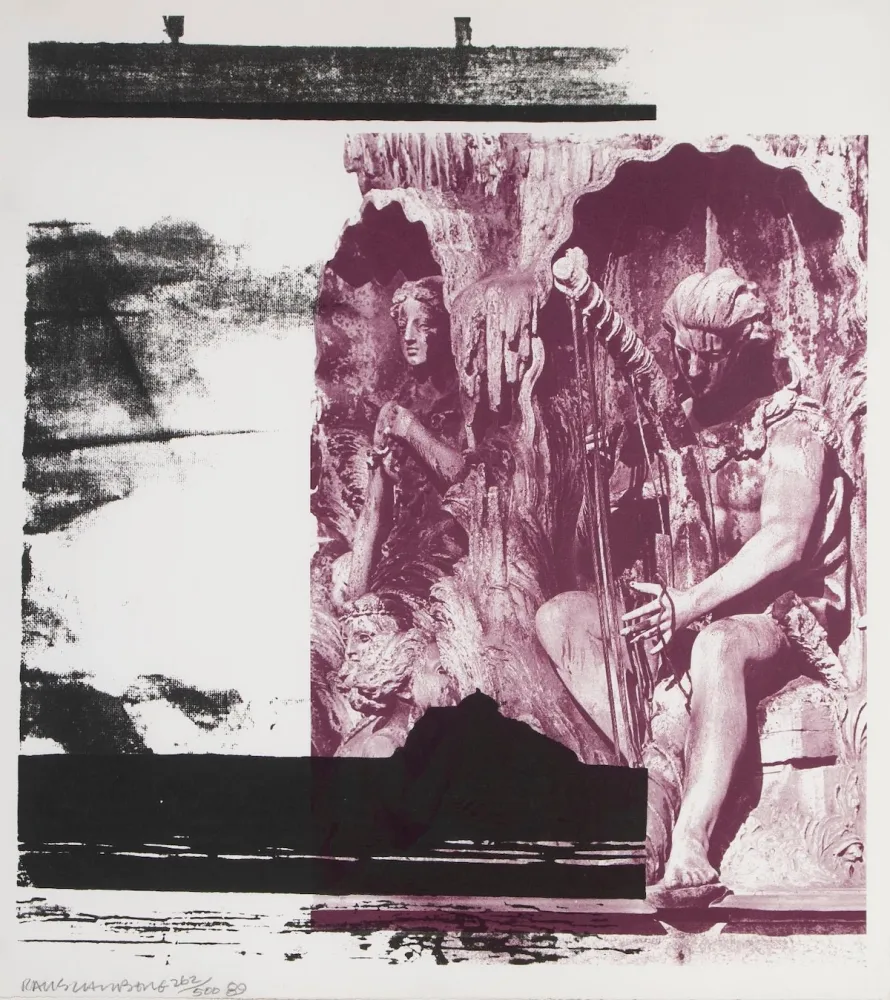 Lithografie Rauschenberg - Broken Harp