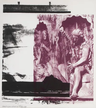 Lithografie Rauschenberg - Broken Harp