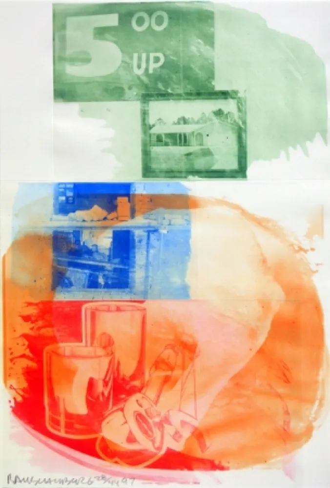 Diepdruk Rauschenberg - Collateral, from Ground Rules