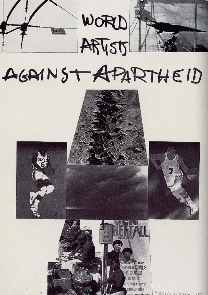 Offset Rauschenberg - Contre l'apartheid