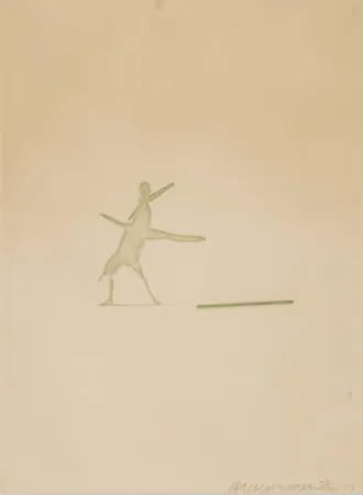 Multiple Rauschenberg - Cunningham Relief (from the Merce Cunningham portfolio)