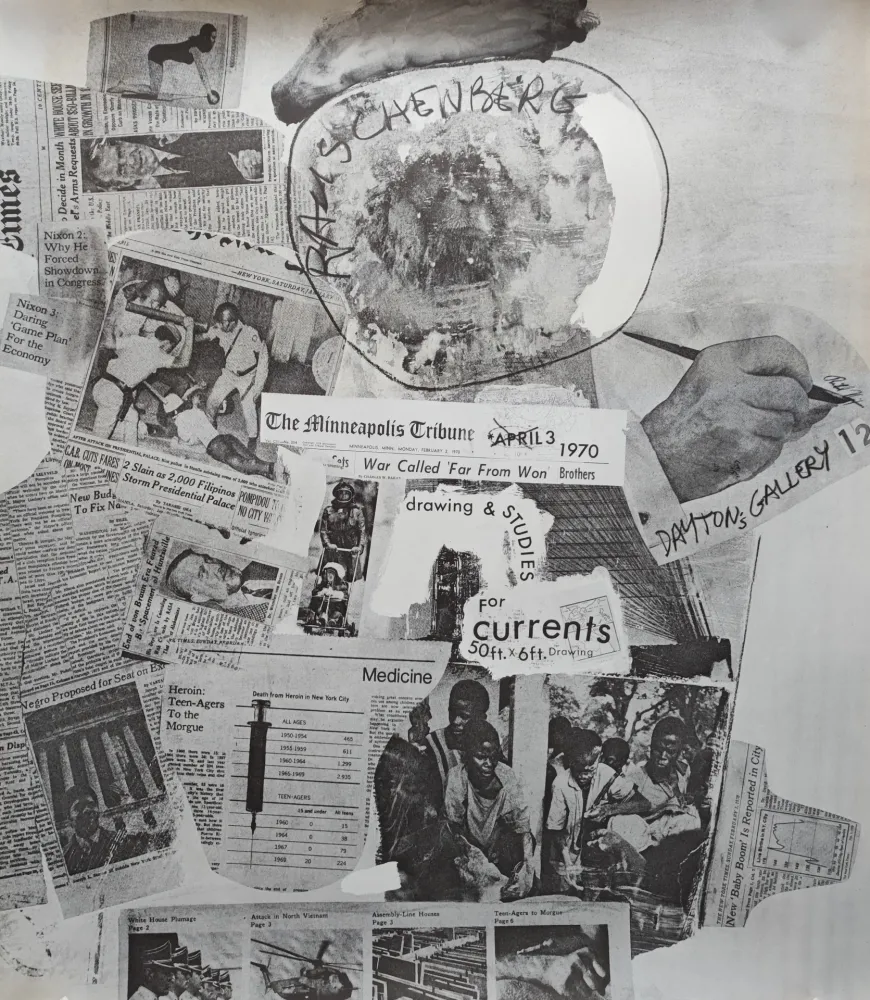 Lithografie Rauschenberg - Dayton's Gallery 12, 1970.  