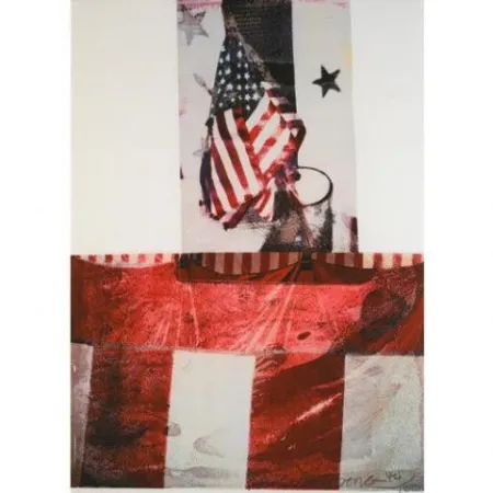 Lithografie Rauschenberg - Edward Kennedy Campaign