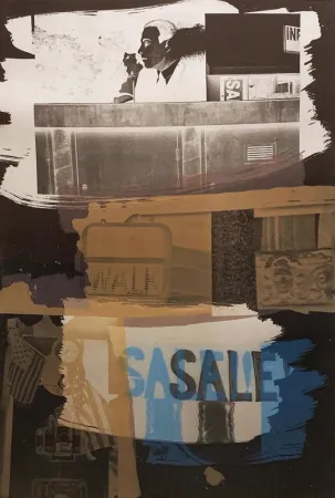 Lithografie Rauschenberg - Fence