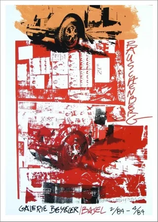 Zeefdruk Rauschenberg - Galerie Beyeler