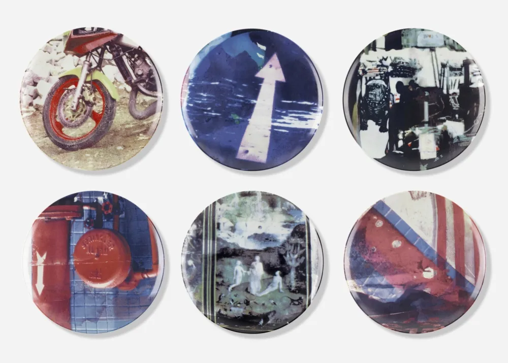 Zeefdruk Rauschenberg - Guggenheim Museum Retrospective Plates