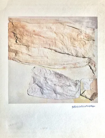 Lithografie Rauschenberg - Il Tatto (The Touch)