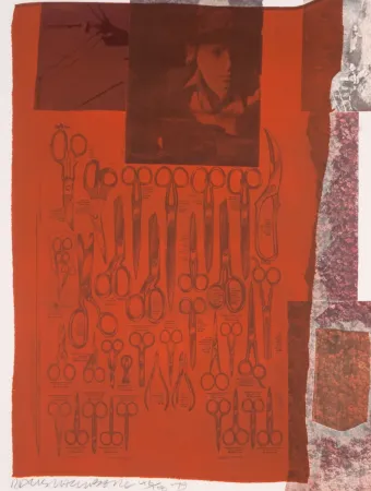 Offset Rauschenberg - More Distant Visible Part of the Sea, from Suite of Nine Prints